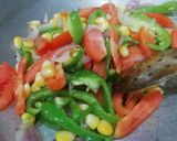 A picture of step 4 of Mix Veg Noodles.