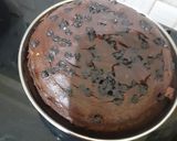 A picture of step 6 of Banana walnut choco cakewithout oven.