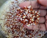 A picture of step 1 of Finger millet idly.