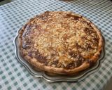 Une image de l'étape 12 de Tarte amandine aux pêches.