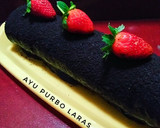 Foto langkah ke 4 dari resep Brownies gulung/steamed roll cake.