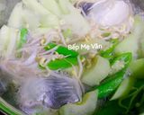 Hình bước làm 3 của món Canh chua cá hú nấu lá bụp giấm(lá rau chua,lá giấm...)