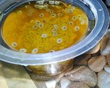 Foto langkah ke 1 dari resep Puding jeruk peras + biji selasih.