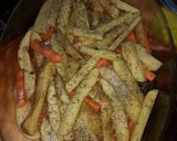 Foto del paso 1 de la receta: Bastones de pecado y verduras a las finas hierbas