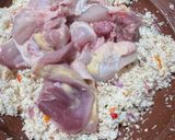 Foto langkah ke 3 dari resep Botok Ayam Bungkus Daun Pisang.