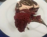 A picture of step 8 of Red velvet cake.