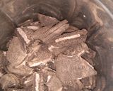 A picture of step 1 of Oreo Walnut brownie Shots.