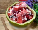 Gambar langkah 3 resipi Yogurt Red Fruity.