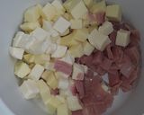 Foto del paso 1 de la receta: Tarta de jamón y queso con masa integral