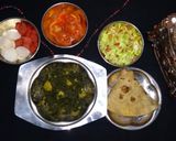 A picture of step 10 of Alo palak maithi.
