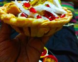A picture of step 10 of Baked Gujiya chat in Edible Bowl.