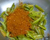 A picture of step 2 of Tindora Subzi with Peanut Masala.