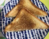 A picture of step 2 of Cheese toast.