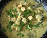 A picture of step 6 of Paneer Afghani.