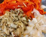 A picture of step 6 of Escalivada, Roasted Vegetable Salad.