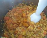 Foto del paso 3 de la receta Crema de calabaza y lentejas rojas