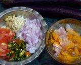 চিকেন বেগুন বাহার(Chicken begun bahar recipe in Bengali) রেসিপি ধাপ - 1 ছবি