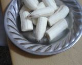 Foto del paso 1 de la receta: Bananas crocantes bañadas en chocolate