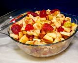A picture of step 2 of Fruit chaat.