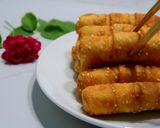 Hình bước làm 5 của món Bánh Mì Chiên Nhân Nấm Bào Ngư