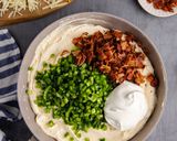 A picture of step 1 of Baked Jalapeno Popper Dip.