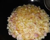 A picture of step 3 of Pasta with minced meat.