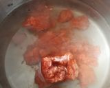 A picture of step 3 of Jaggery rice.