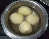 A picture of step 1 of Aloo Bhujiya (Aloo Sev).