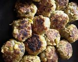 Foto del paso 4 de la receta: Pasta🍝 de conchitas con albóndigas de arvejas😋😊🤔