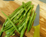 Foto del paso 4 de la receta: Falso spaghetti de judías verdes con gambas