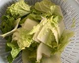 Foto langkah ke 1 dari resep Tumis Sawi Putih ala Chinese Resto.