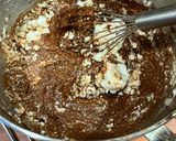 A picture of step 12 of 145 • Soft Chocolate, Almond, and Coffee Cake ❤️❤️❤️❤️.