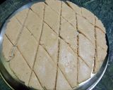 A picture of step 10 of Kaju Katli.
