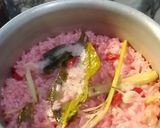 Foto langkah ke 3 dari resep Nasi Bakar Tongkol Kulit Buah Naga.