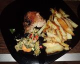 Foto del paso 11 de la receta: Pechito de Cerdo con Guarnición