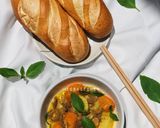 Hình bước làm 7 của món Cà Ri Dê Bánh Mì