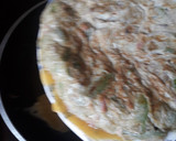 Foto del paso 7 de la receta: Tortilla de habas con su vaina, alcachofas y taquitos de jamón