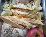 Foto del paso 3 de la receta: Pollo al horno macerado con naranja
