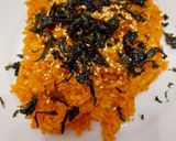 Koreai kimcsis pirított rizs (csípős) recept fázis 4 fotója