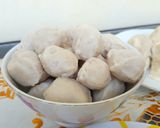 Foto langkah ke 7 dari resep Baso ikan, fukian, tahu kok (khas bangka).