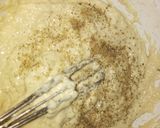 A picture of step 1 of Medu vada with sambhar and coconut chutney.