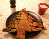 Une image de l'étape 4 de Sapin salé de pâte feuilletée.