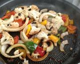 A picture of step 3 of Stirred Veggies.