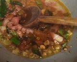 A picture of step 4 of Black Chana Chaat.