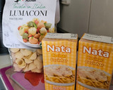 Foto del paso 1 de la receta: Pasta lumaconi con nata, ternera y bacon
