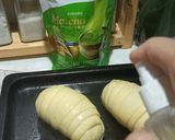 Foto langkah ke 11 dari resep Salt Bread Mochi Matcha.
