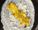 A picture of step 4 of Masala dosa.