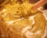 A picture of step 8 of Matcha Red Bean Pound Cake.