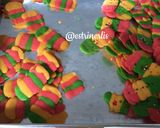Foto langkah ke 6 dari resep Lidah kucing rainbow anti gagal.