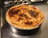 Une image de l'étape 11 de Flan pâtissier aux pêches de vigne.